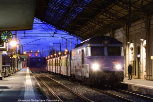 BB 67613 TER Moulins-Clermont assurer par la BB 67613 et sa RRR