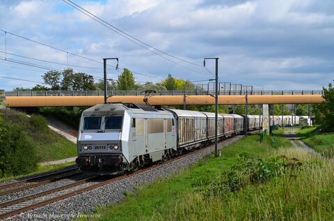 BB 26112 Fantôme Train de flotte vide pour la BB 26112 fantôme en provenance de VSG et à destination de Clermont Triage