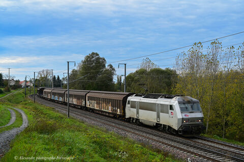 BB 26181 grise La BB26181 assure le train Clermont Vaires Torcy